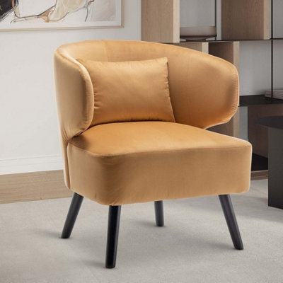 Velvet Gold Chiara Accent Chair