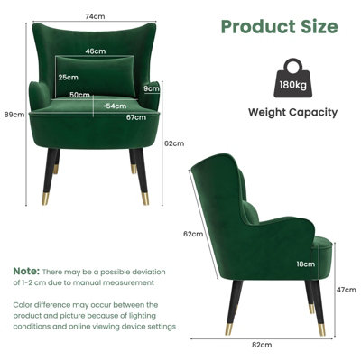 Green deals single chair