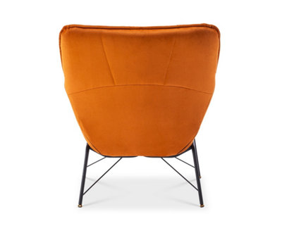 Velvet Orange Eliana Accent Chair