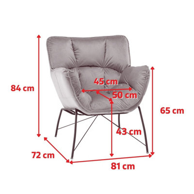 Velvet Orange Eliana Accent Chair
