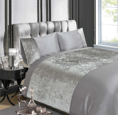 Velvet Polyester Duvet Set With Pillowcase