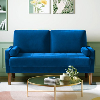 Small velvet loveseat discount