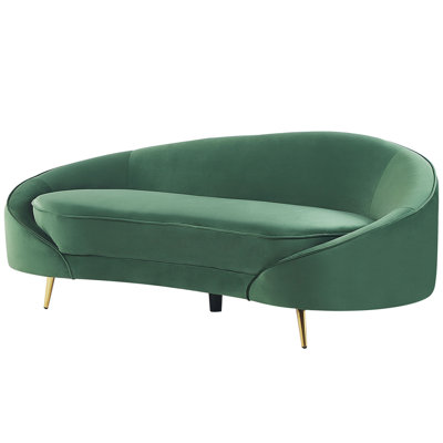 Velvet Sofa Emerlad Green SAVAR