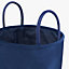 Velvet Storage Basket Hamper Clothes Toys Organiser Fabric Bag