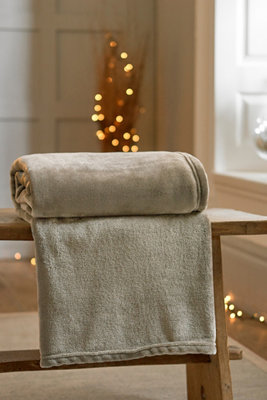 Taupe throw store