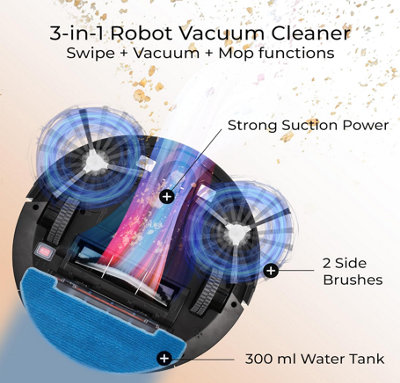 For Proscenic 850T Vacuum Cleaner Main Side Brush Filter Mop Cloth