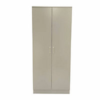VENICE 2 door Grey 80cm wide wardrobe