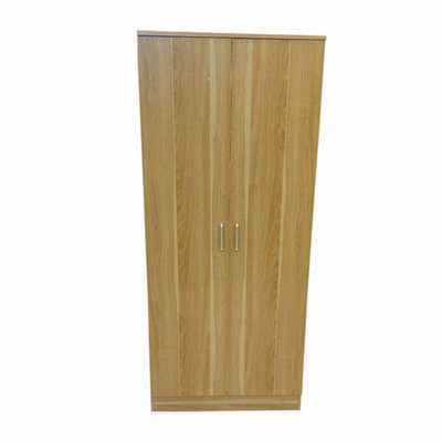 VENICE 2 door oak 80cm wide wardrobe