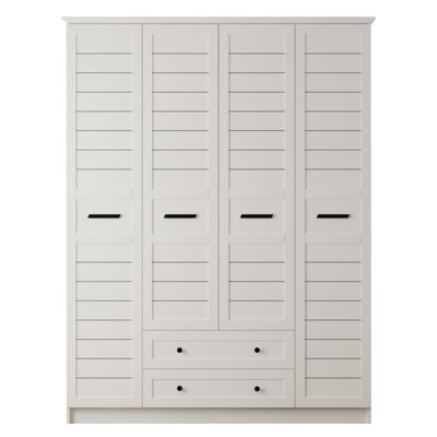 VENICE 4 Door 2 Drawer Wardrobe