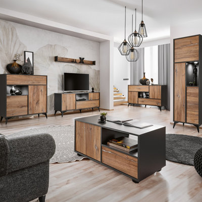 Venice 6 Pieces Living Room Furniture Set with LED