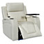 Venice Series One Electric Recliner Chair & Cinema Seat in Cream Leather Aire