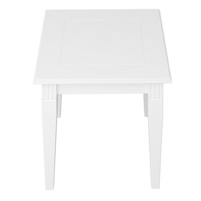 Venice Single Side Table, Pure white