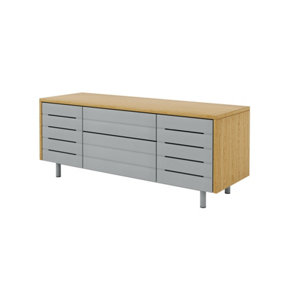 Venice TV-Stand in grey and oak