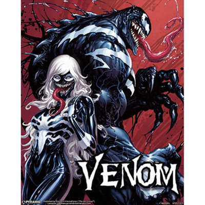 Venom 3D Print Red/Black/White (25cm x 20cm) | DIY at B&Q