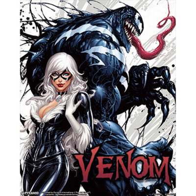 Venom 3D Print Red/Black/White (25cm x 20cm) | DIY at B&Q