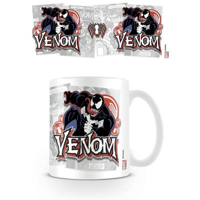 Venom Comic Cover Mug Black/Pink/White (One Size)