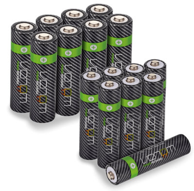 Venom High Capacity Rechargeable AA / AAA Batteries (Includes 8 x AA plus 8 x AAA)