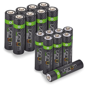 Venom High Capacity Rechargeable AA / AAA Batteries (Includes 8 x AA plus 8 x AAA)