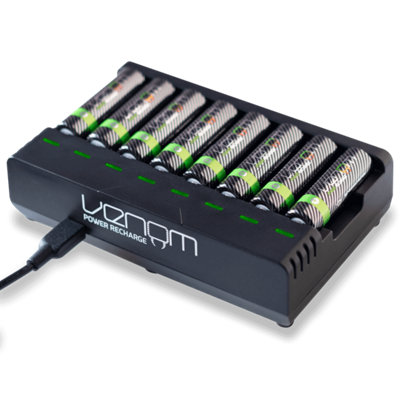 Venom Rechargeable AA / AAA Battery Charging Dock (Holds 8)