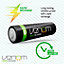 Venom Rechargeable AA Batteries - 2100mAh High Capacity - Pack of 16