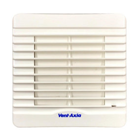 Vent Axia 251510C VA100XHT Axial Extractor Fan with Humidistat Timer & Automatic Shutter - 100mm