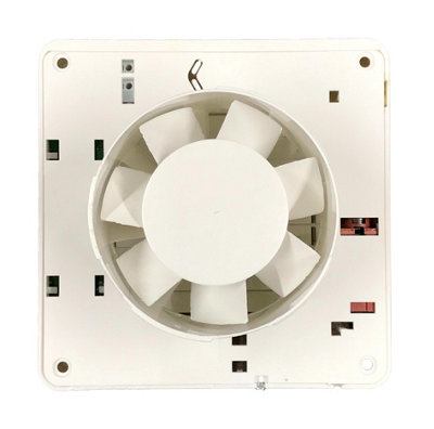 Vent Axia 251510C VA100XHT Axial Extractor Fan with Humidistat Timer & Automatic Shutter - 100mm - 3