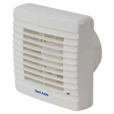 Vent Axia 251610 VA100LHP Axial Extractor Fan Humidistat / Pullcord 4 Inch / 100mm DIY at B&Q