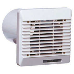 Vent Axia 254102 Wall Duct & Grille Vent Kit 100mm / 4 Inch (White)