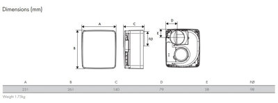 Vent Axia 431614 Centrif Duo Plus T Extractor Fan (Timer Model) - 4