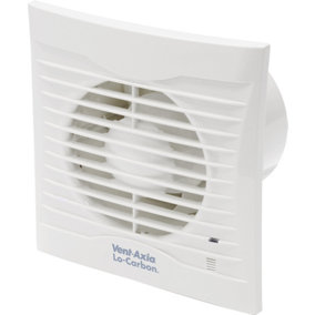 Vent Axia 441624 Silhouette 100 Lo-Carbon Extractor Fan 100 mm / 4 Inch (Standard Model)