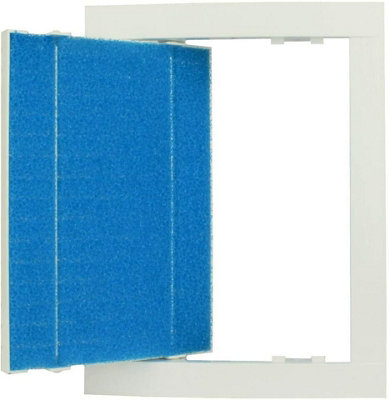 Ventilation Access Panel 300mm x 300mm with Filter Plastic - 3
