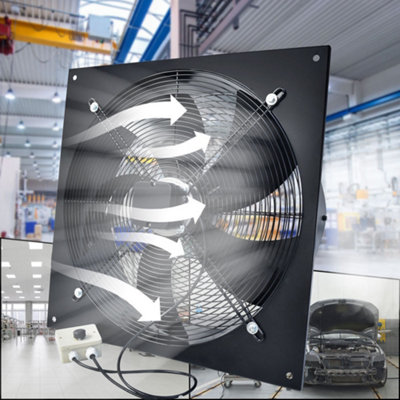 Ventilation Wall-Mounted Exhaust Axial Fan 24-inch Price Comparisons | Compare The Build