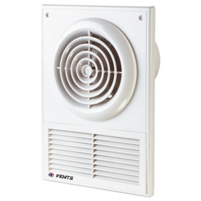 Vents 100mm Extractor Fan with Ventilation Grille Bathroom Ventilator Air Exhaust