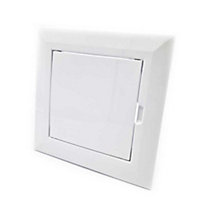 Vents 100x100mm Durable Inspection Panels Access Door White Wall Hatch ABS Plastic