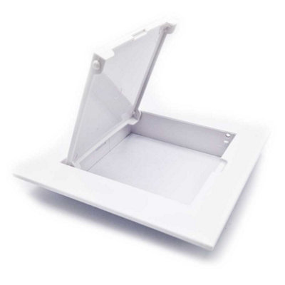 Vents 100x100mm Durable Inspection Panels Access Door White Wall Hatch ABS Plastic