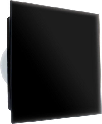 VENTS-CRYSTALIS 100 BLACK T  4 inch 100 mm Extractor Fan with Timer-5056194045155 - 3