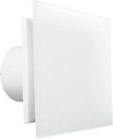 VENTS CRYSTALIS 100 Quiet Glass Front Bathroom Extractor Fan 4 Inch