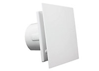 VENTS NAZAIR White 4 inch Powerful Exhaust Fan with Timer Wall Ceiling Mounted