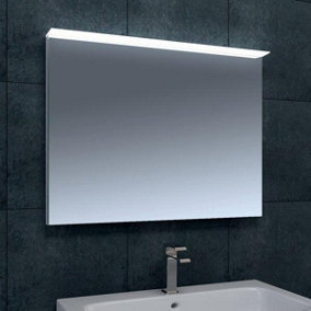 Venture LED Illuminated Bathroom Mirror with Demister & Shaver Socket, (H)600mm (W)800mm