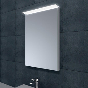 Venture LED Illuminated Bathroom Mirror with Demister & Shaver Socket, (H)715mm (W)600mm