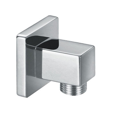 Venus Chrome Square Shower Wall Outlet