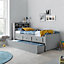 Venus Grey Guest Bed With Drawers No trundle