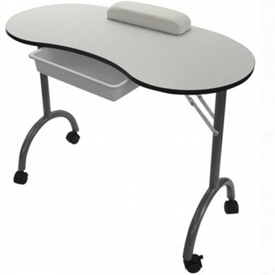 Venus Manicure Nail Technician Portable Beauty Table - White