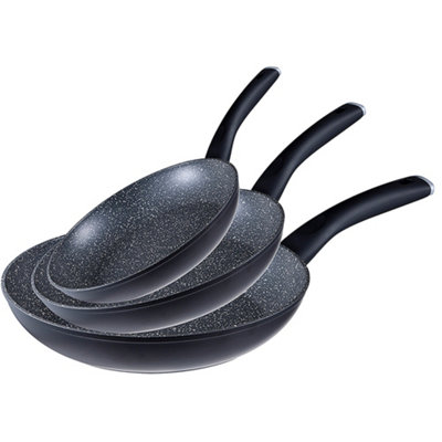 Venus Set of 3 Forged Aluminium Induction Frying Pan Non-stick  