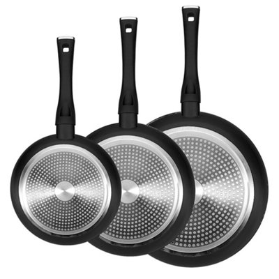Venus Set of 3 Forged Aluminium Induction Frying Pan Non-stick 