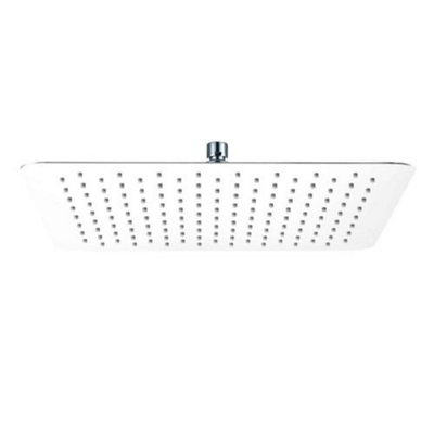 Venus Square Stainless Steel Chrome Rainfall Shower Head (W)250mm