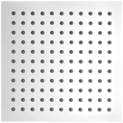 Venus Square Stainless Steel Chrome Rainfall Shower Head (W)400mm