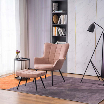 Modern pink store accent chair