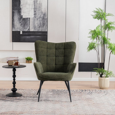 Modern green accent chair hot sale