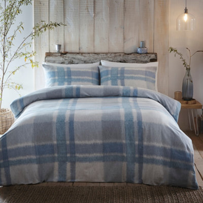 Verbier 100% Brushed Cotton Duvet Cover Set